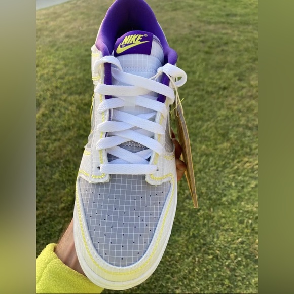 NIKE DUNK UNION COURT PURPLE  SIZE 7 DJ9649-500 SHIPS FREE PRIORITY MAIL 😮‍💨🔥 - Picture 2 of 9